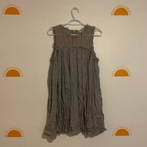 Altar’d State Grunge Gray Dress